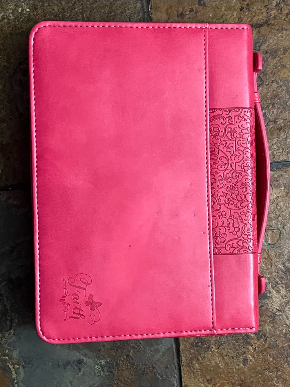 Faith Embossed Pink Journal - Picture 2 of 3